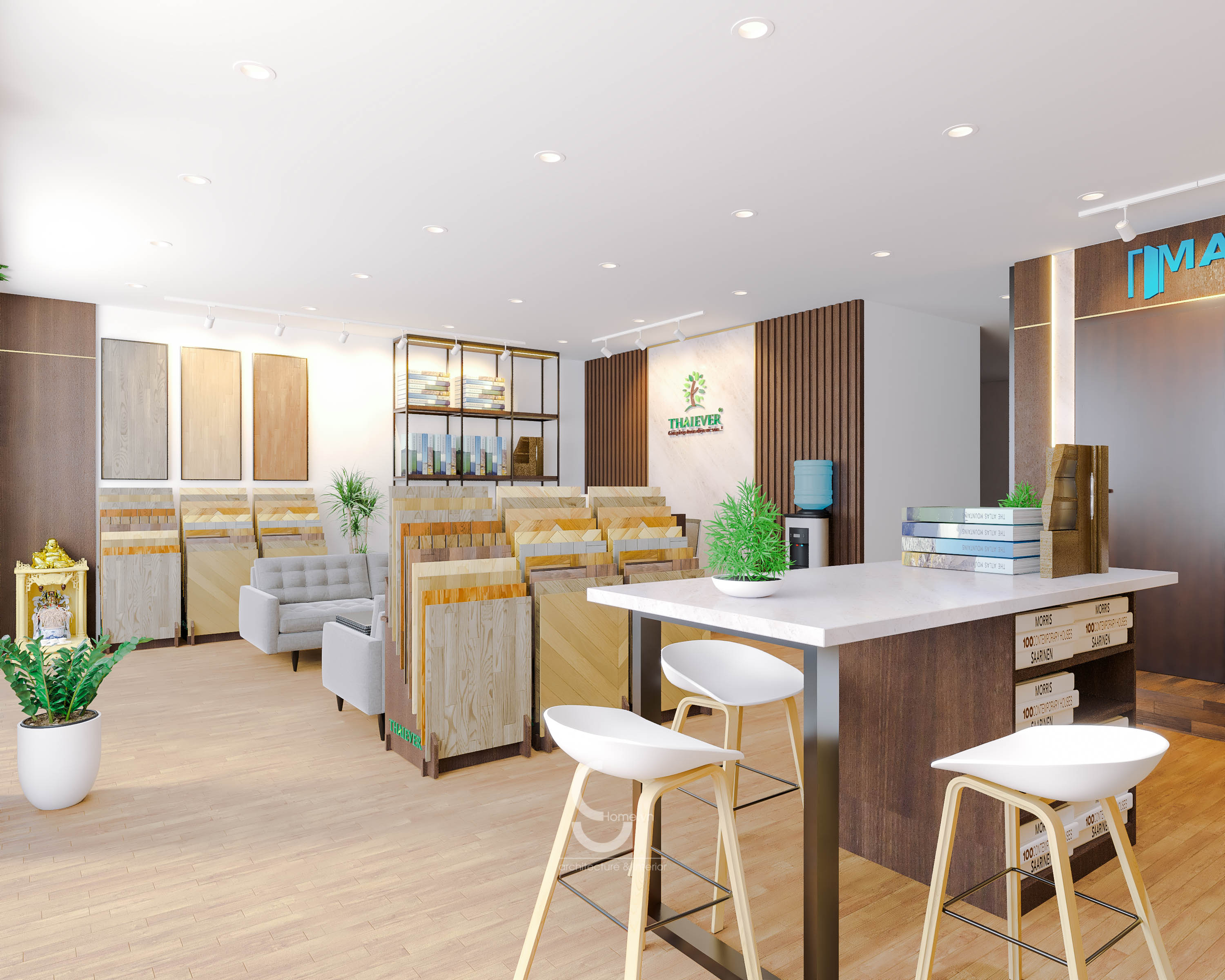 Phối cảnh Showroom 50m2